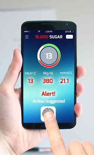 Blood Sugar Tracker: Finger! 4