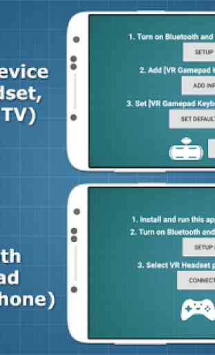Bluetooth Gamepad VR & TV 3