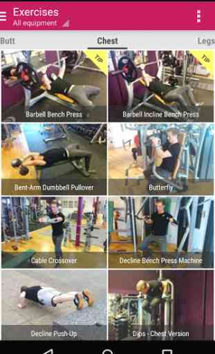 Bodybuilding Gym Exercises 2