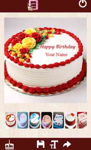 Cake with Name and Photo 1
