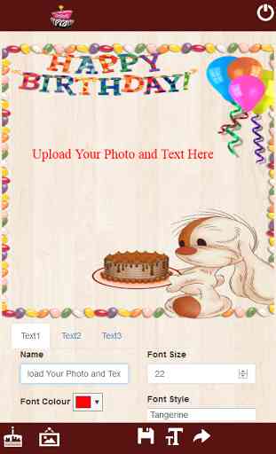 Cake with Name and Photo 3