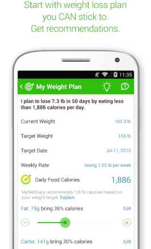 Calorie Counter Pro MyNetDiary 2