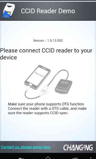 CCID Reader Application Demo. 1