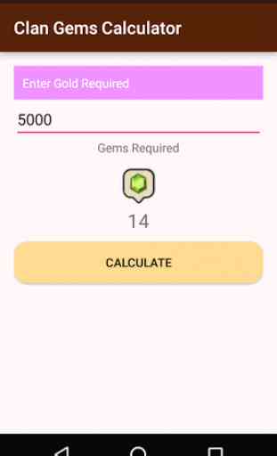 Clash Gems Calculator 2