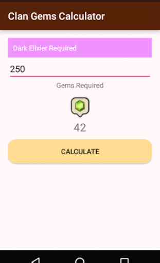 Clash Gems Calculator 3
