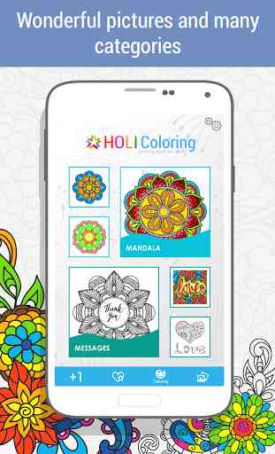 Coloring Book for Adults HOLI 3