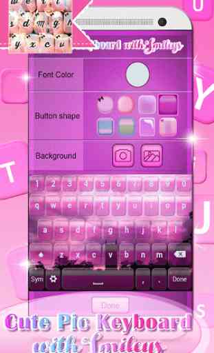 Cute Pic Keyboard with Smileys 1