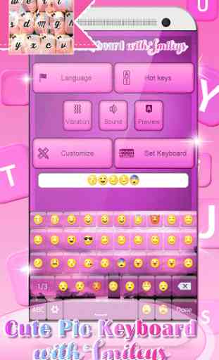 Cute Pic Keyboard with Smileys 2