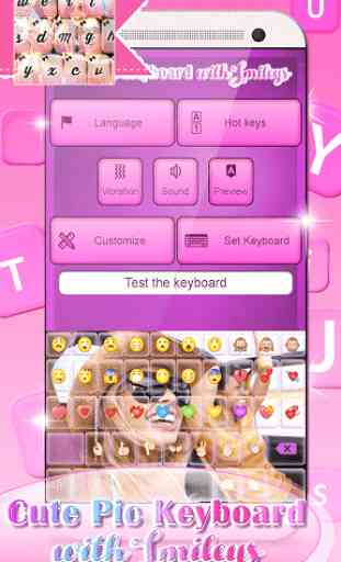 Cute Pic Keyboard with Smileys 4