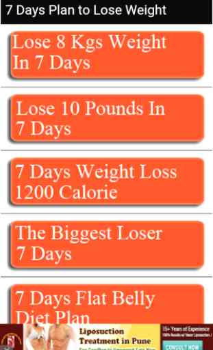 DIET PLAN - Weight Loss 7 Days 1