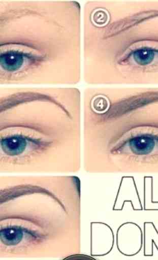 DIY Eyebrows Step by Step 1