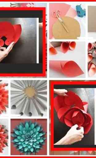 DIY Paper Flower Craft 4