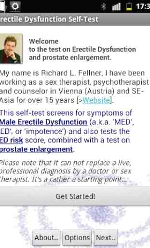 Erectile Dysfunction Self-Test 1