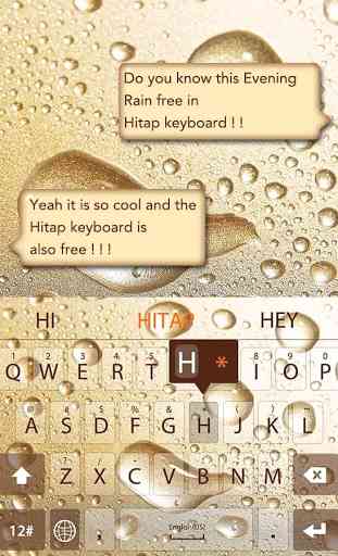 Evening rain Emoji Keyboard 2