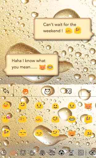 Evening rain Emoji Keyboard 3