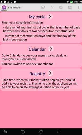 Fertility and Period Calendar 3