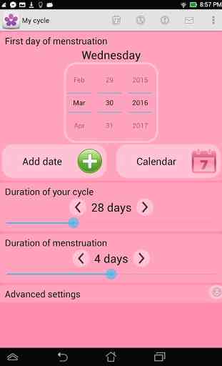 Fertility and Period Calendar 4