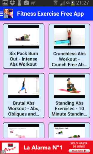 Fitness Exercise Free App 3