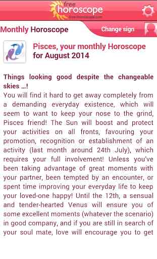 Free Horoscope 4