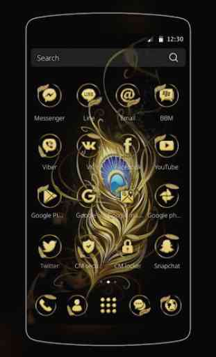 Gold Feather Theme 2