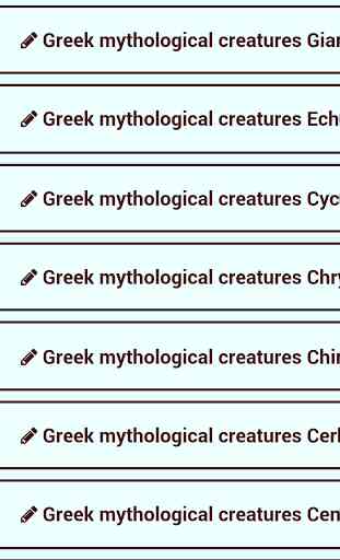 Greek Mythological Creatures 2