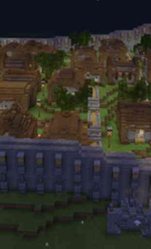 Heat village map for Minecraft 1