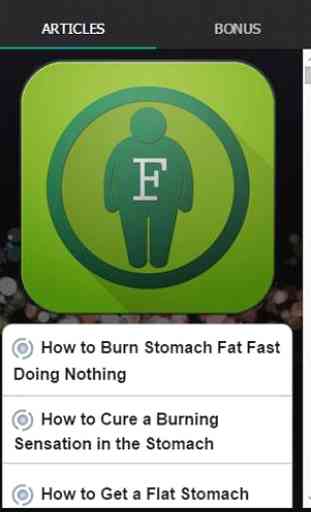 How To Burn Stomach Fat 1