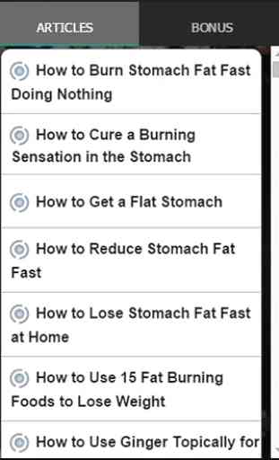How To Burn Stomach Fat 3