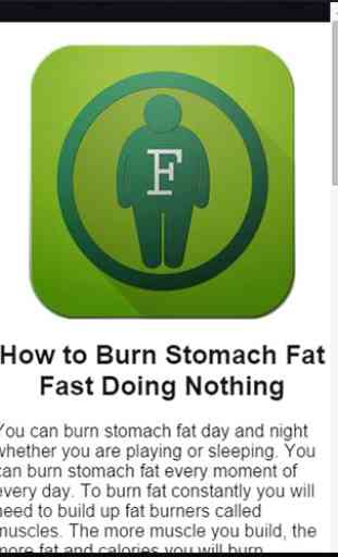 How To Burn Stomach Fat 4