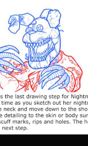 How To Draw Nightmare Bonnie 3