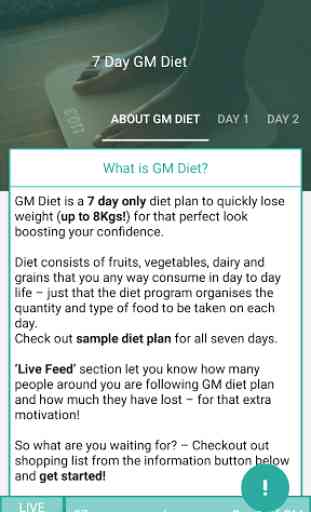 Indian weight loss GM Diet 1
