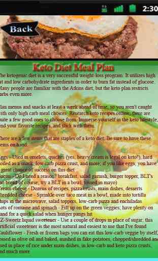 Keto Diet Meal Plan 4