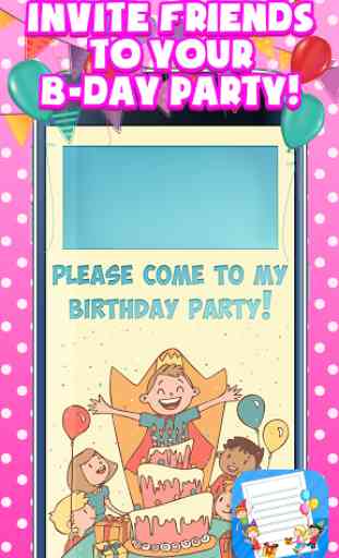 Kids Birthday Invitation 2