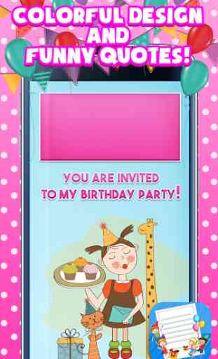 Kids Birthday Invitation 3