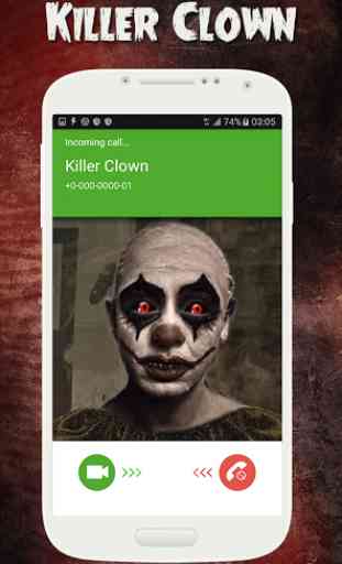 Killer Clown Fake Video Call 3