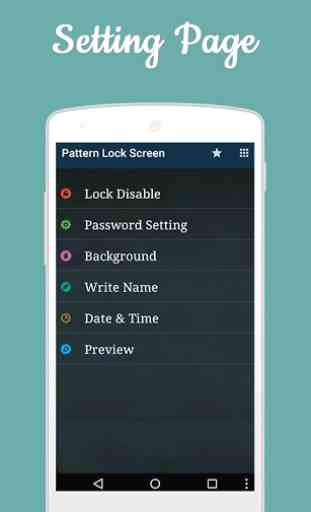 Knock lock Pattern Lock Screen 1