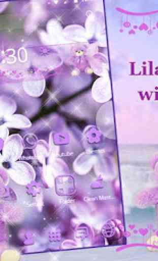 Lilac Lavender Theme Bear 2