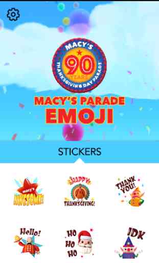 Macy's Parade Stickers 2