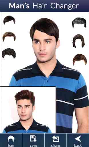 Man's Hair Changer : HairStyle 3