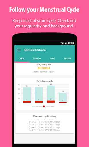 Menstrual & Ovulation Calendar 4