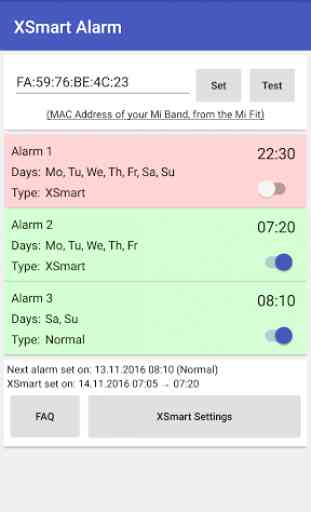 Mi Band Smart Alarm (XSmart) 1