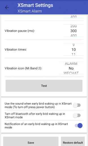 Mi Band Smart Alarm (XSmart) 3