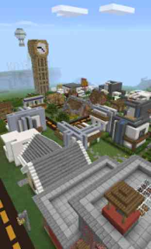 Modern City map for Minecraft 1
