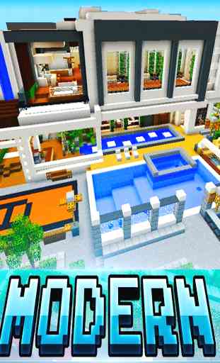 Modern Mansion maps for MCPE 4