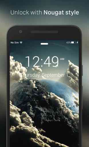 Nougat Lockscreen for Android 2