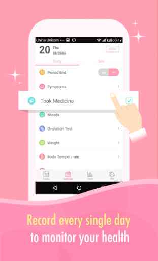 Pink Daily - Period Tracker 3