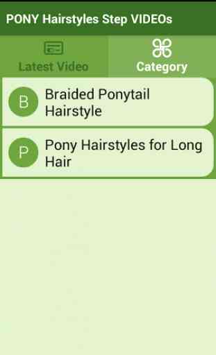 PONY Hairstyles Step VIDEOs 3