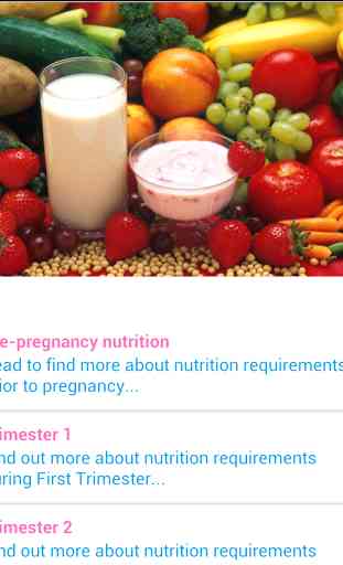Pregnancy Food Guide 1
