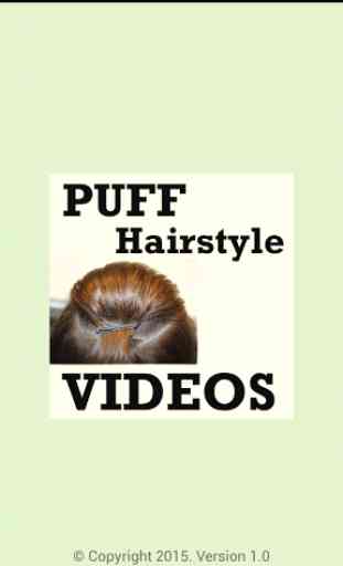 PUFF Hairstyles Step VIDEOs 1