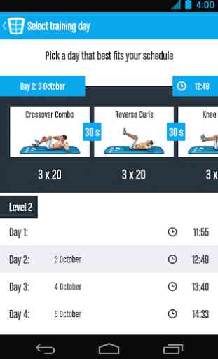 Runtastic Six Pack Abs Workout 1